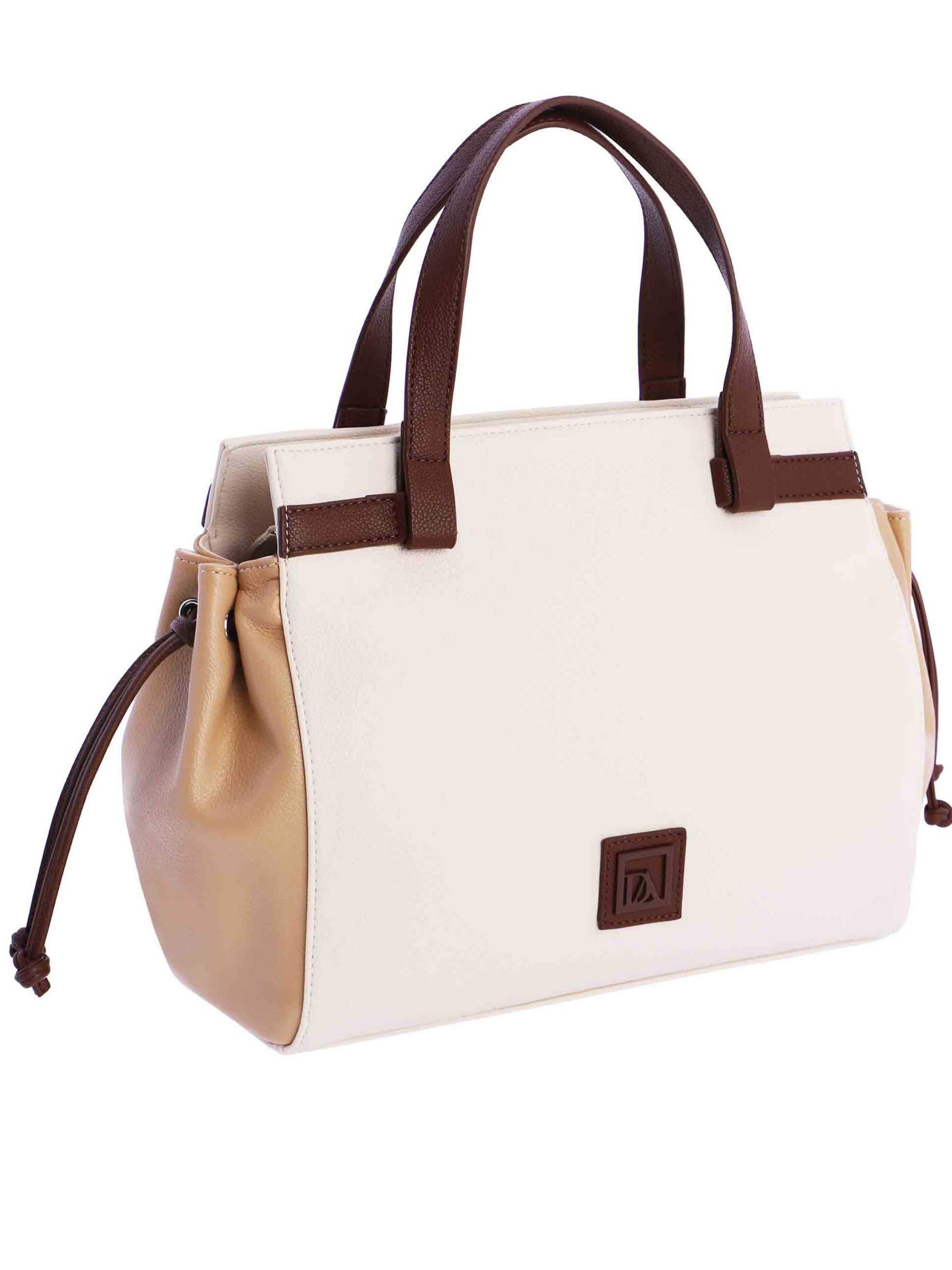 Don Algodon - Bolso de mano 'Talía' en blanco