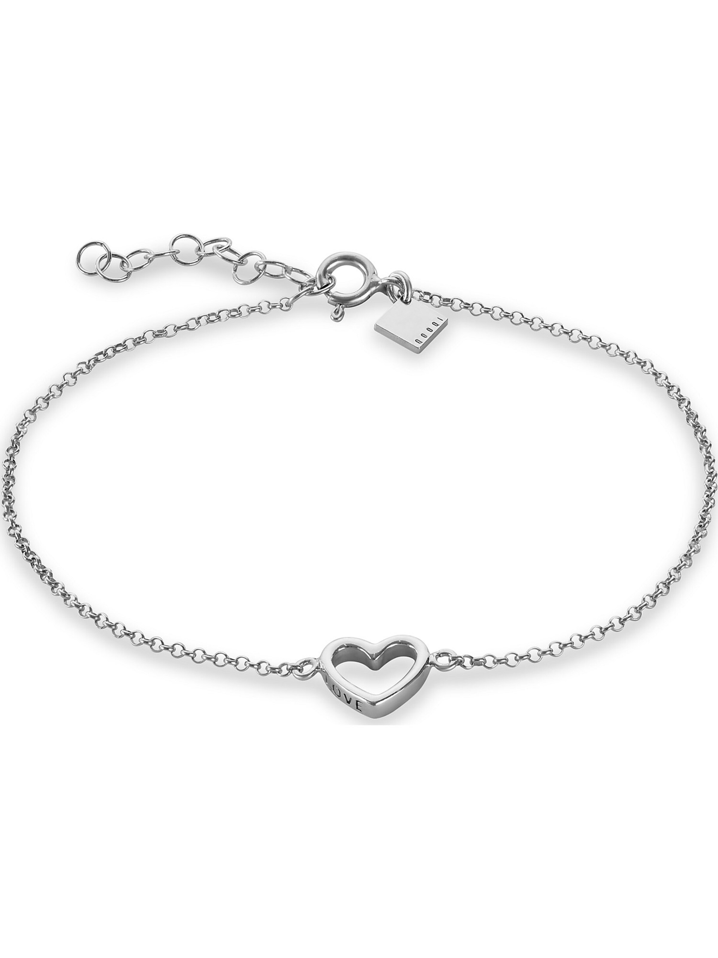 FAVS Bracelet in Silver: front