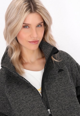 Schmuddelwedda Fleece jas in Grijs