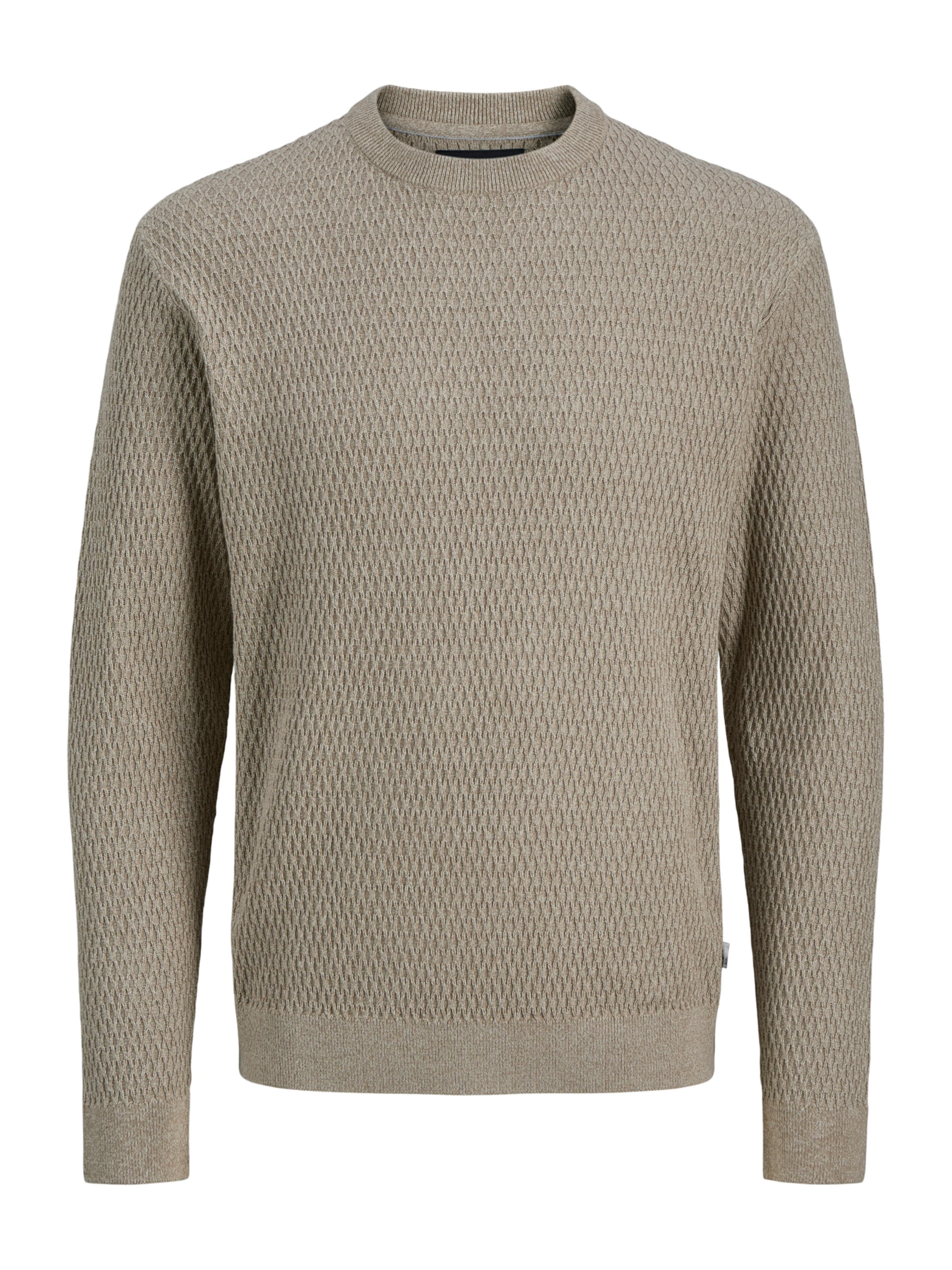 Jack & Jones Premium Trui 'JPRBLareagan' in Grijs: voorkant