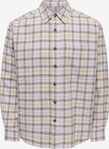 Comfort fit Camicia 'ONSGUDMUND' di Only & Sons in marrone: frontale