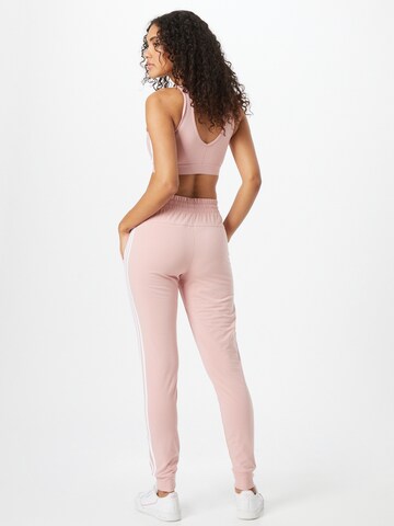 ADIDAS SPORTSWEAR Tapered Workout Pants 'Essentials' in Pink