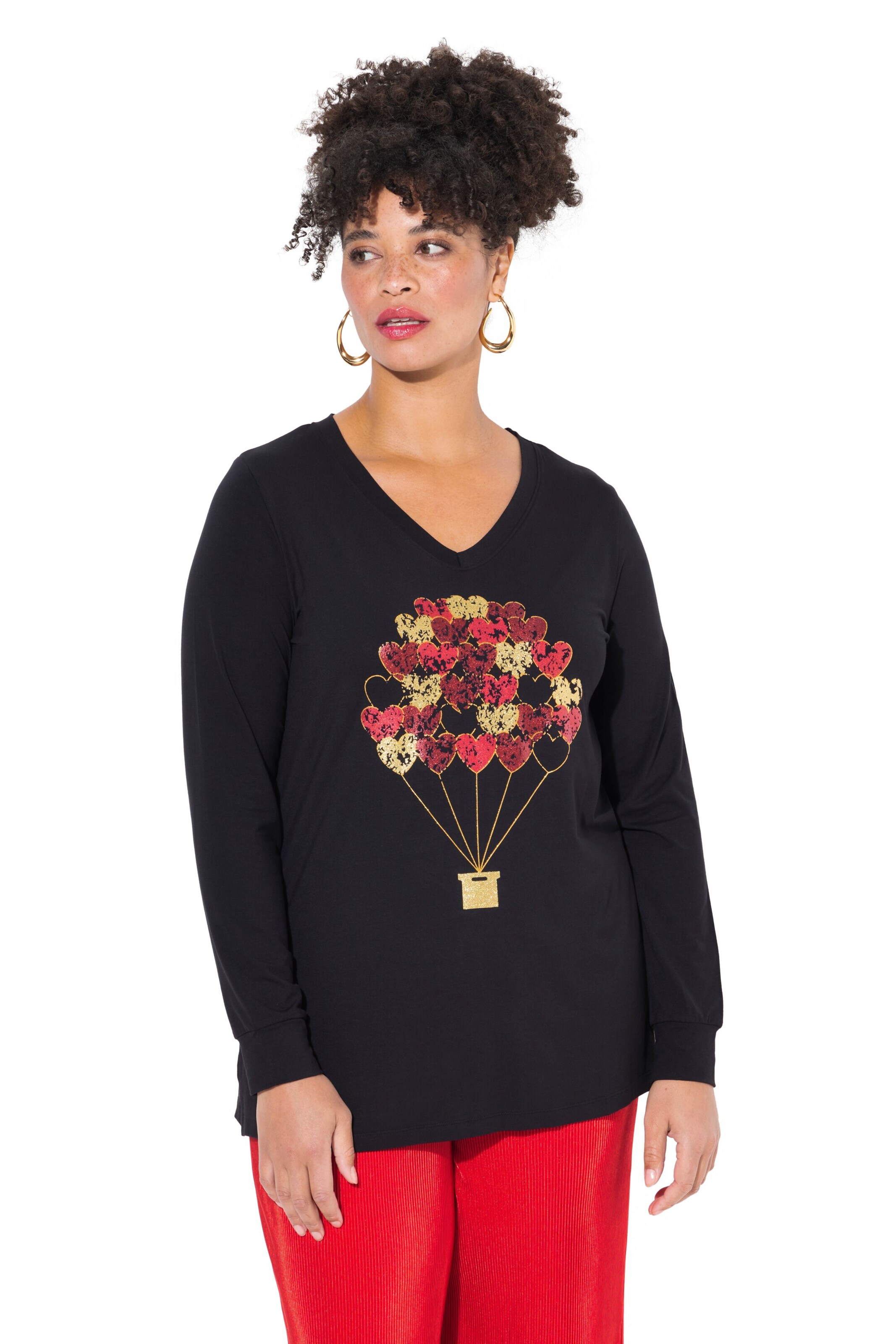MIAMODA Shirt in Black: front
