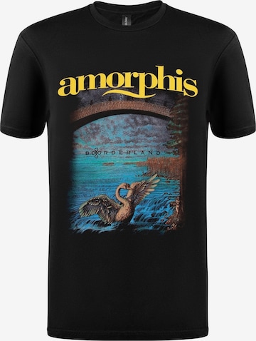 T-Shirt 'Amorphis Borderland T-Shirt' Amorphis en noir : devant