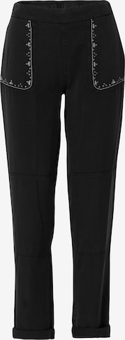 KOROSHIregular Hlače - crna boja: prednji dio