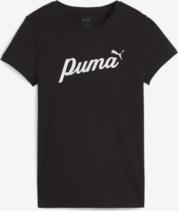 PUMA Funktionsbluse 'ESS+' i sort: forside