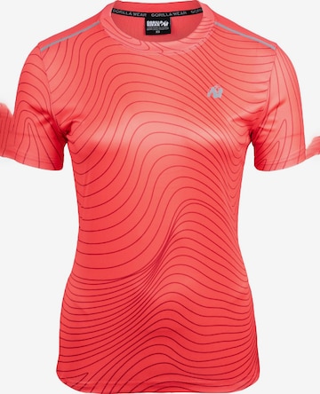 Maglia funzionale di Gorilla Wear in rosso: frontale