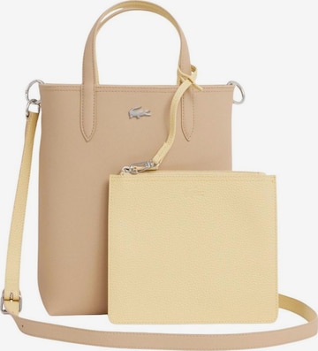 LACOSTE Schoudertas 'SHOPPING NF2991' in Beige: voorkant