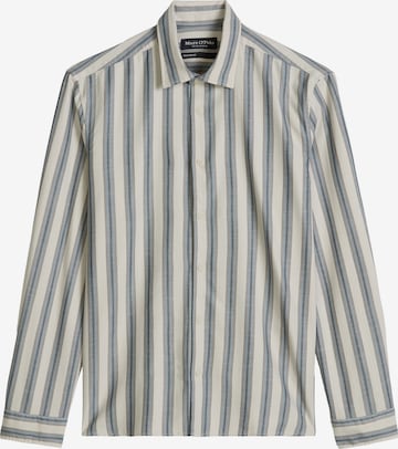 Marc O'Polo Button Up Shirt in White: front