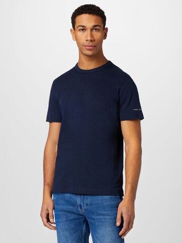 TOM TAILOR Shirt in Blue: front