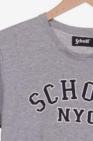 Schott NYC T-Shirt M in Grau