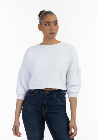 MYMO Sweatshirt in White: front