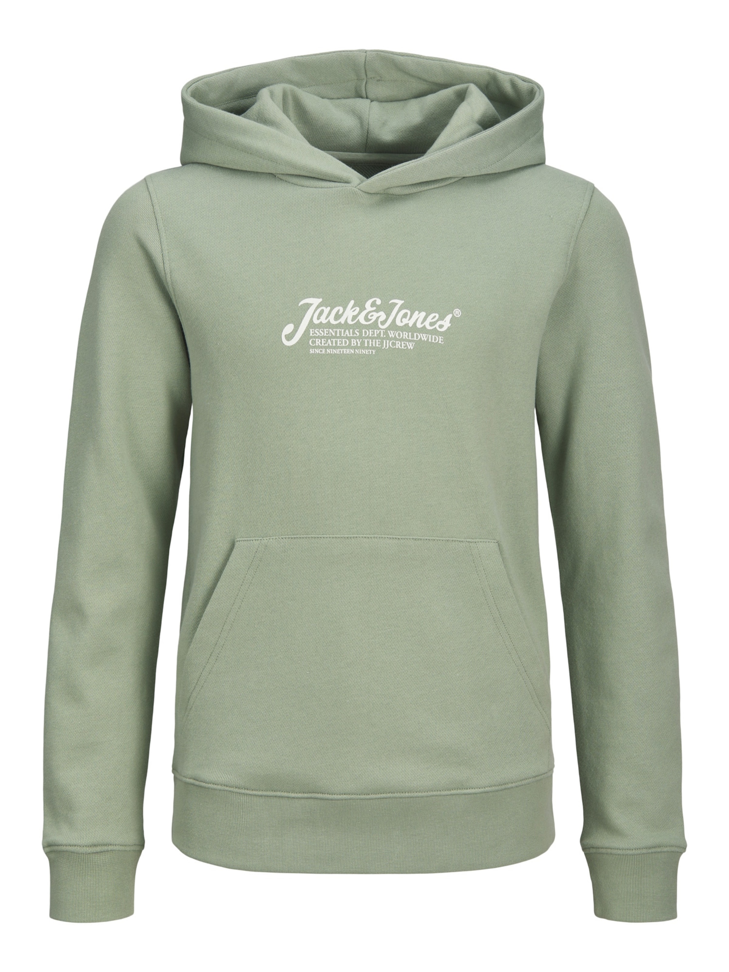 Sweat 'Beau' Jack & Jones Junior en vert : devant
