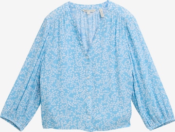 Chemisier TOM TAILOR DENIM en bleu : devant