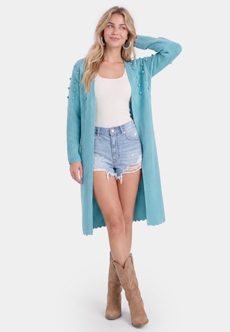 IZIA Gebreid vest in Blauw