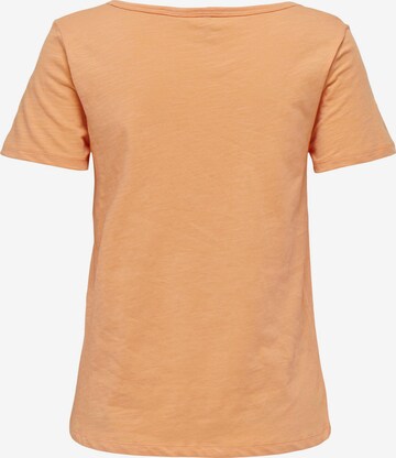 ONLY Μπλουζάκι 'BONE' σε πορτοκαλί