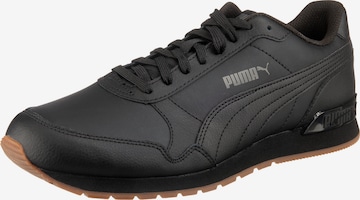PUMA - Zapatillas deportivas bajas 'Runner v2' en negro: frente
