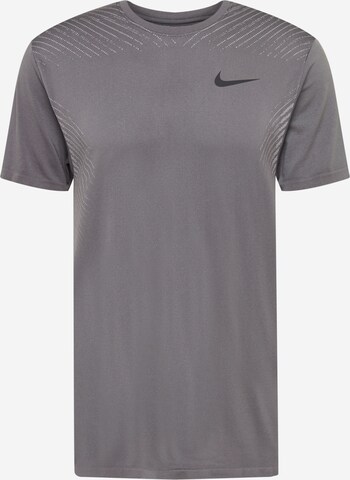 T-Shirt fonctionnel NIKE en gris : devant