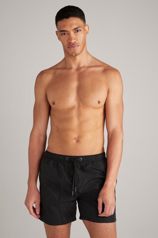 JOOP! Badeshorts 'Mykonos' in Schwarz