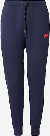 Nike Sportswear Tapered Nadrág 'TCH FLC' - kék: elől