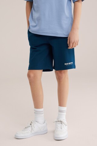 WE Fashion Regular Trousers in Blue: front