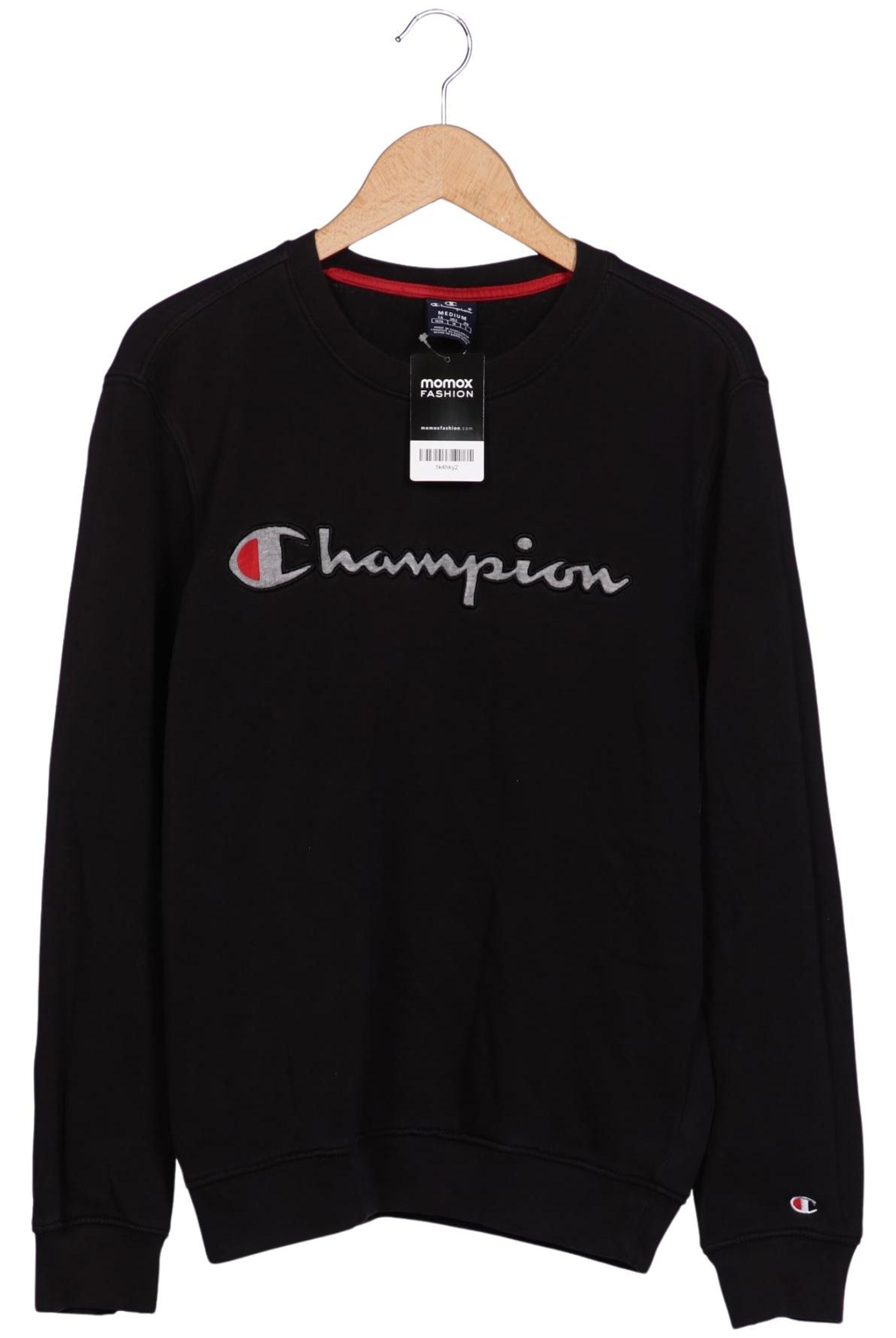 Champion Authentic Athletic Apparel Sweater M in Schwarz: Vorderseite
