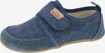 Living Kitzbühel Hausschuh 'Ulli Uni' in Blau: Vorderseite