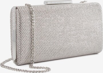 Dune LONDON Clutch 'BINITA' in Silver: front