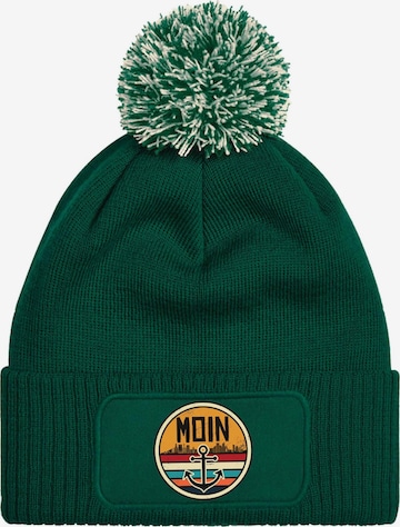 Youth Designz Beanie 'Moin Anker' in Green: front