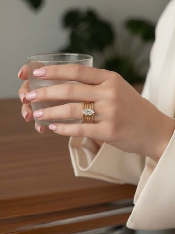 La Moda Me Ring 'Rebecca' in Goud