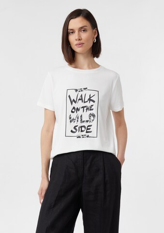 COMMA T-Shirt in Weiß: Vorderseite