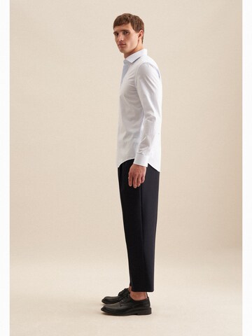 SEIDENSTICKER Slim Fit Hemd in Blau