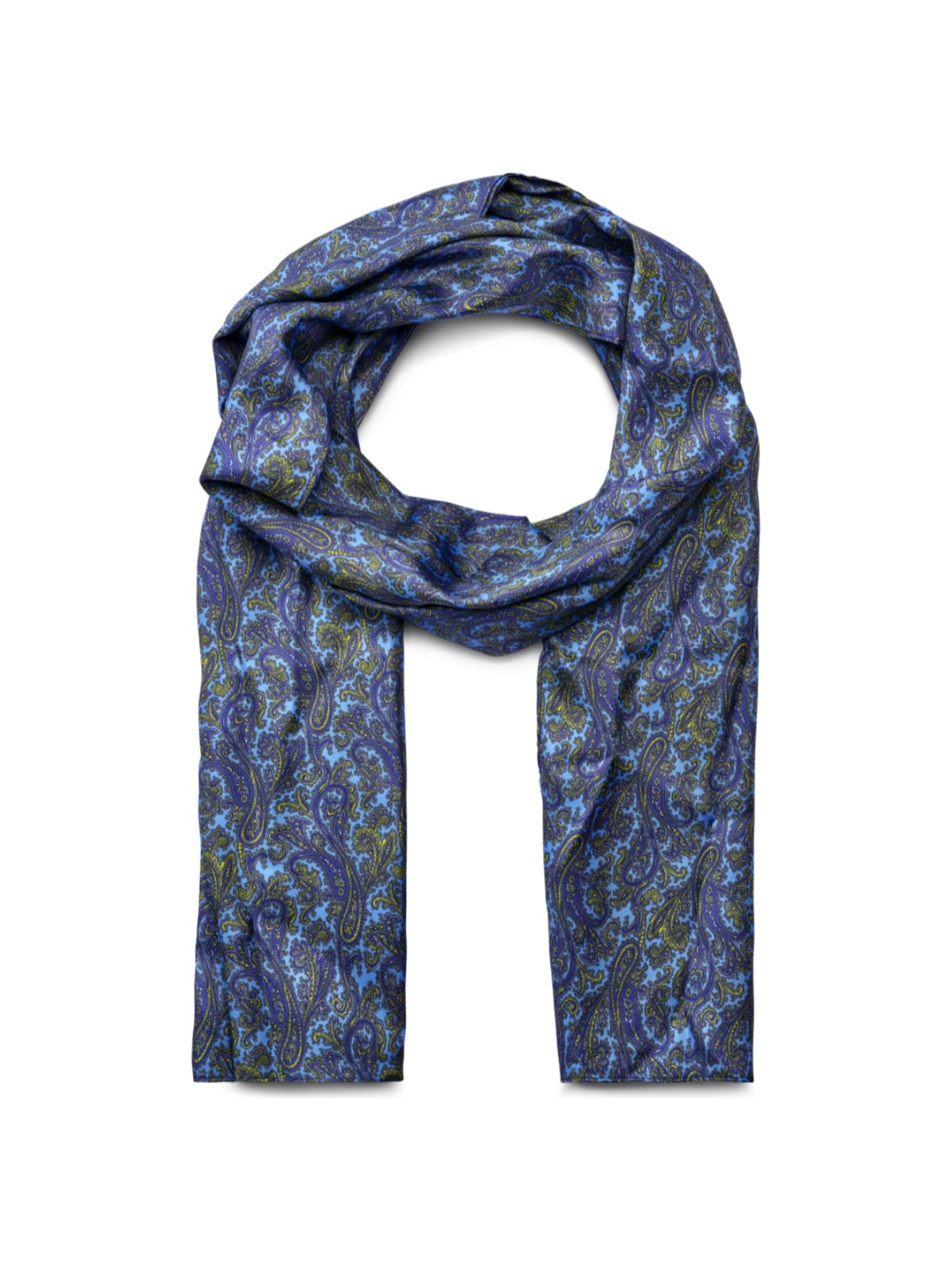 Bohemian Revolt Scarf in Blue: front
