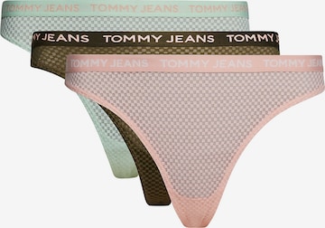 String 'Essential' Tommy Jeans en vert : devant