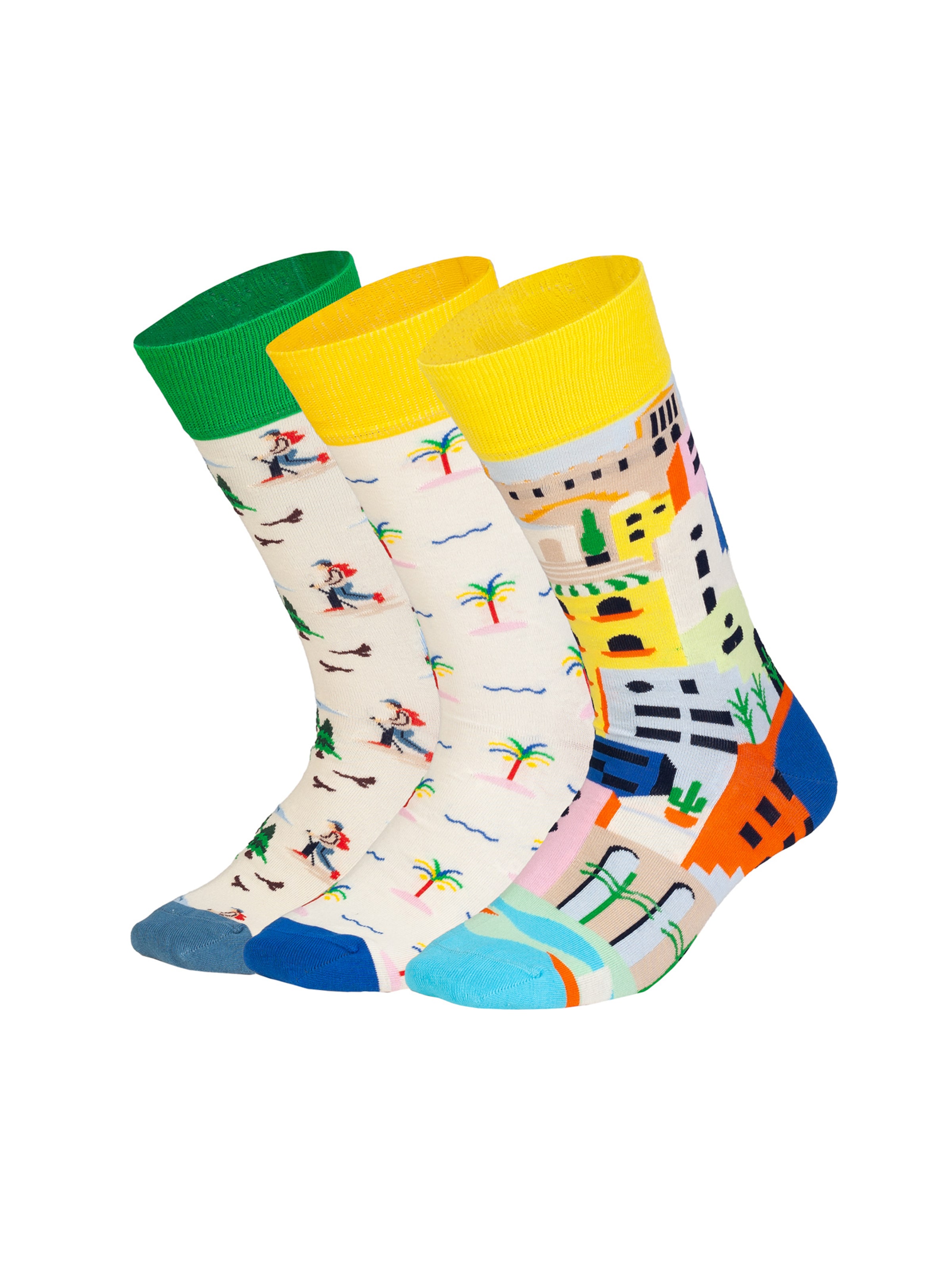 DillySocks Sokken 'Vacation Mode On' in Gemengde kleuren: voorkant