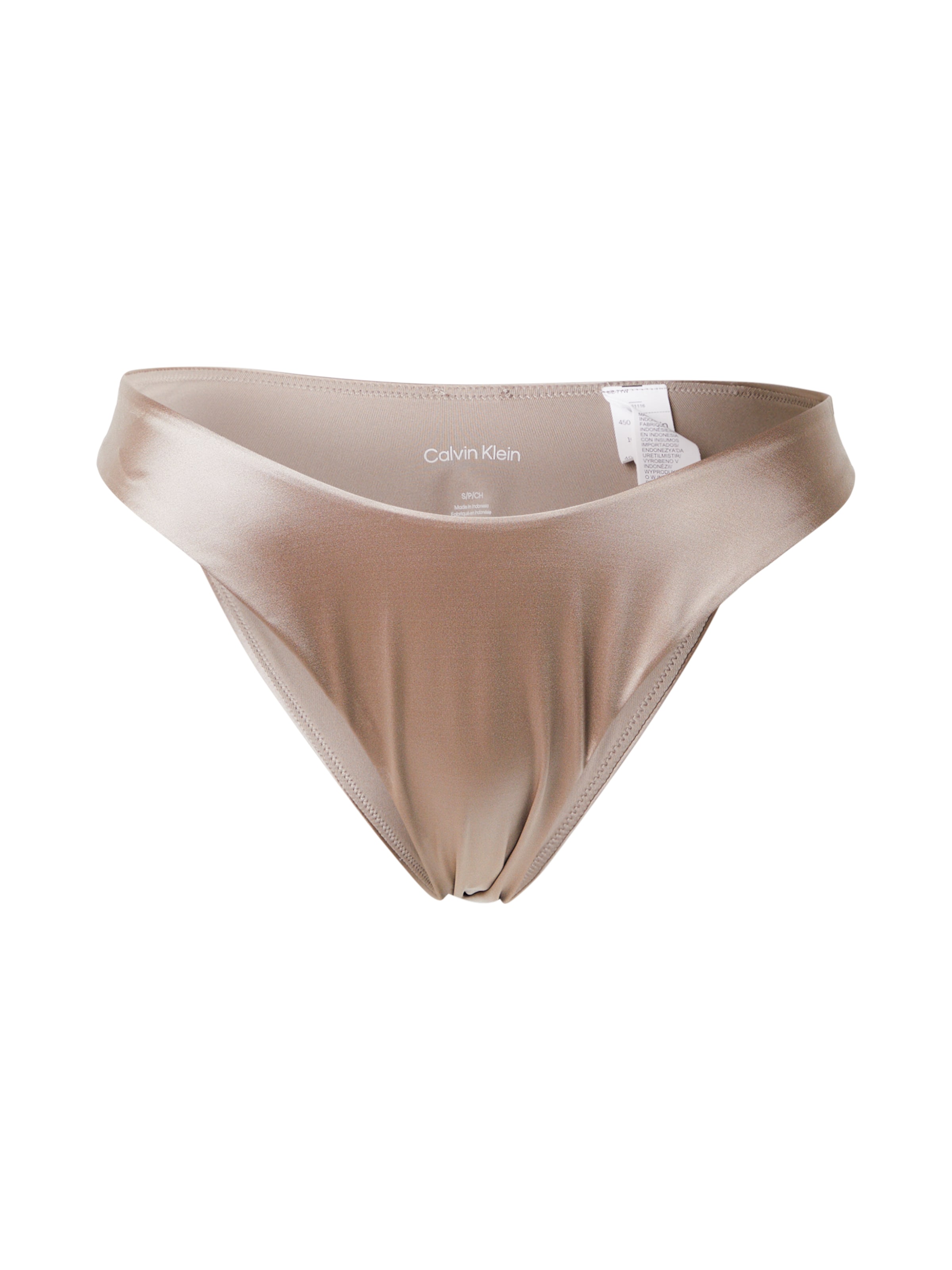 Calvin Klein Swimwear Bikini nadrágok - barna: elől