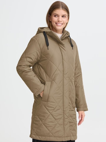 Oxmo Steppjacke ' OXBMMBELIS LONG JACKET ' in Grau