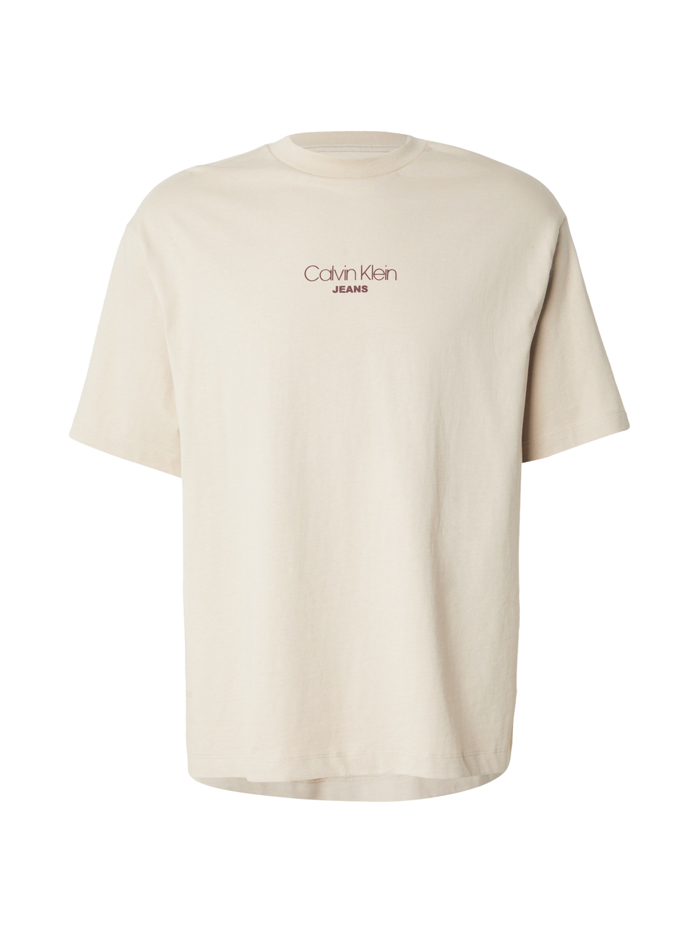 Calvin Klein Jeans Футболка в Коричневый: спереди