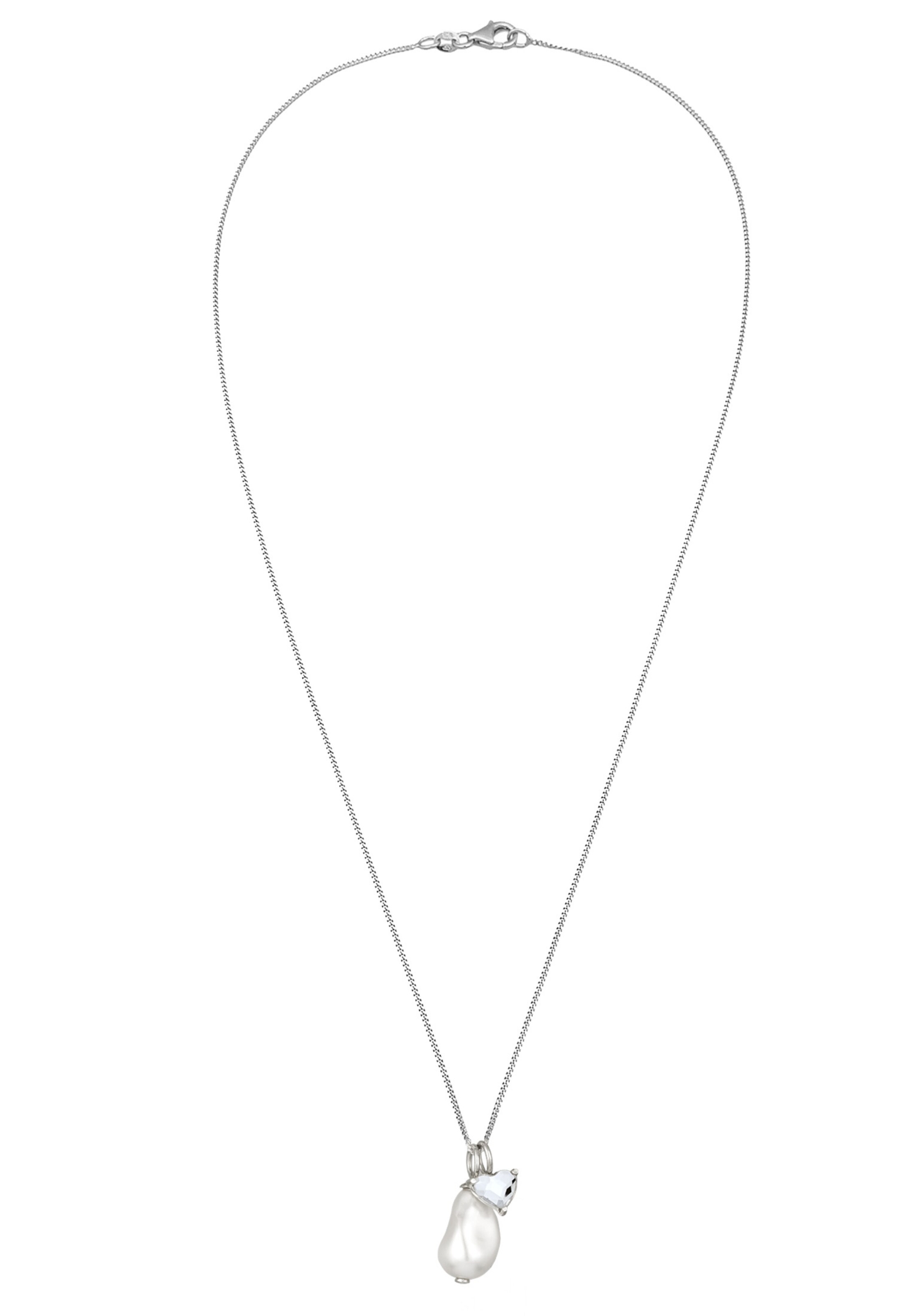 ELLI Ketting 'Perle' in Zilver