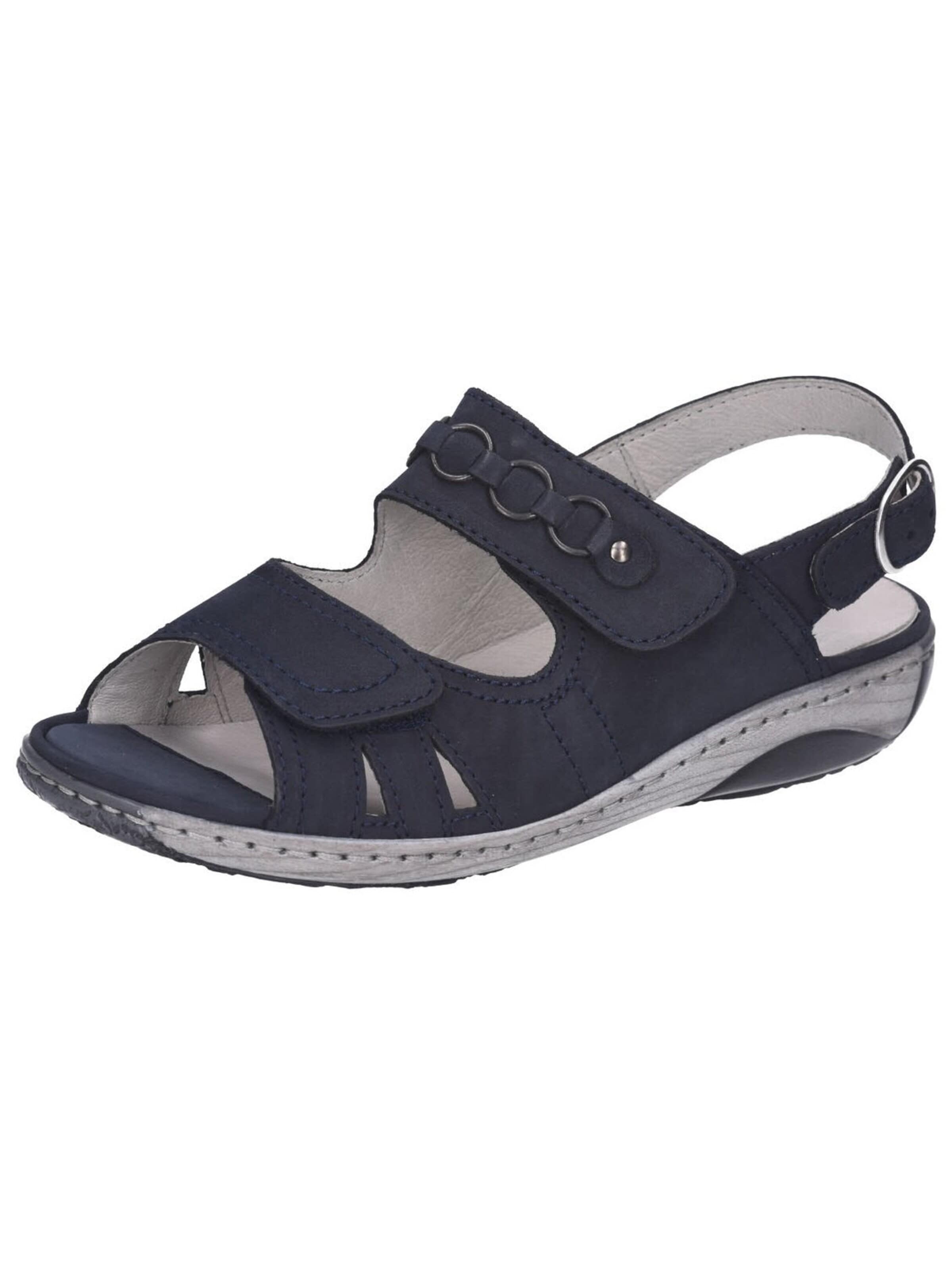 WALDLÄUFER - Sandalias 'Sandale Damen 210004-191/217 Echtleder in blau' en azul: frente