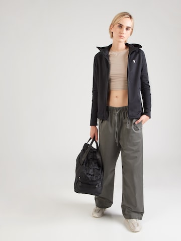 PEAK PERFORMANCE Sportsweatjacke 'Essentials' in Schwarz