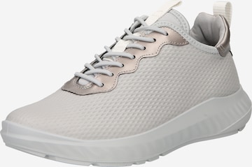 ECCO Platform trainers in Grey: front