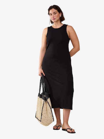 juoda Lindex Suknelė 'Moa': priekis