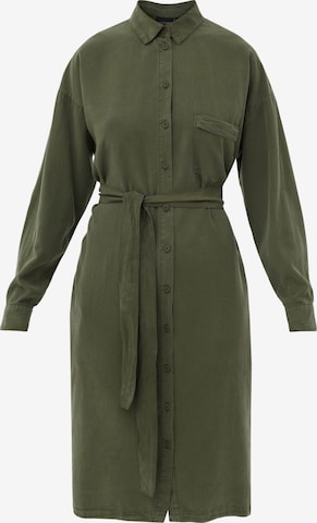 Finn Flare Dress in Green: front