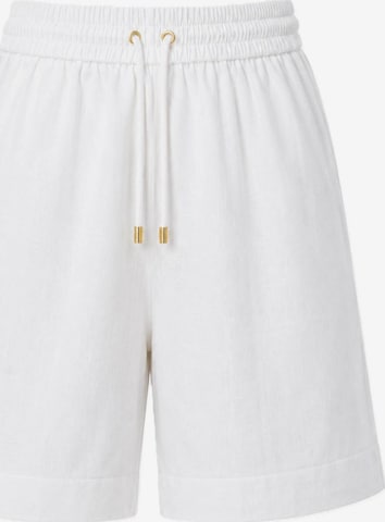 BREEZERA Pants 'Leinenshorts' in White: front