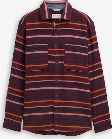 TOM TAILORRegular Fit Košulja - crvena boja: prednji dio