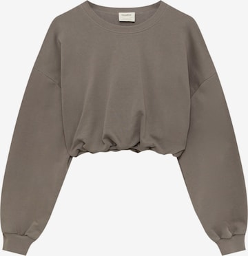 Pull&Bear Mikina – šedá: přední strana