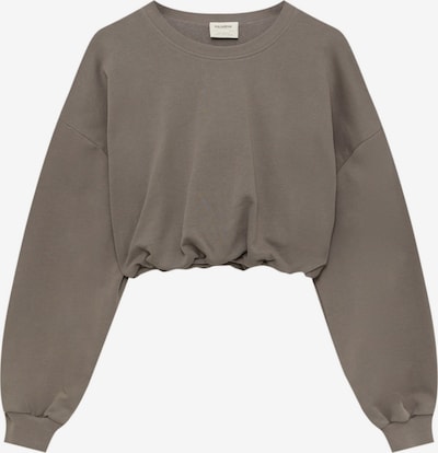 Pull&Bear Sweat-shirt en gris foncé, Vue avec produit