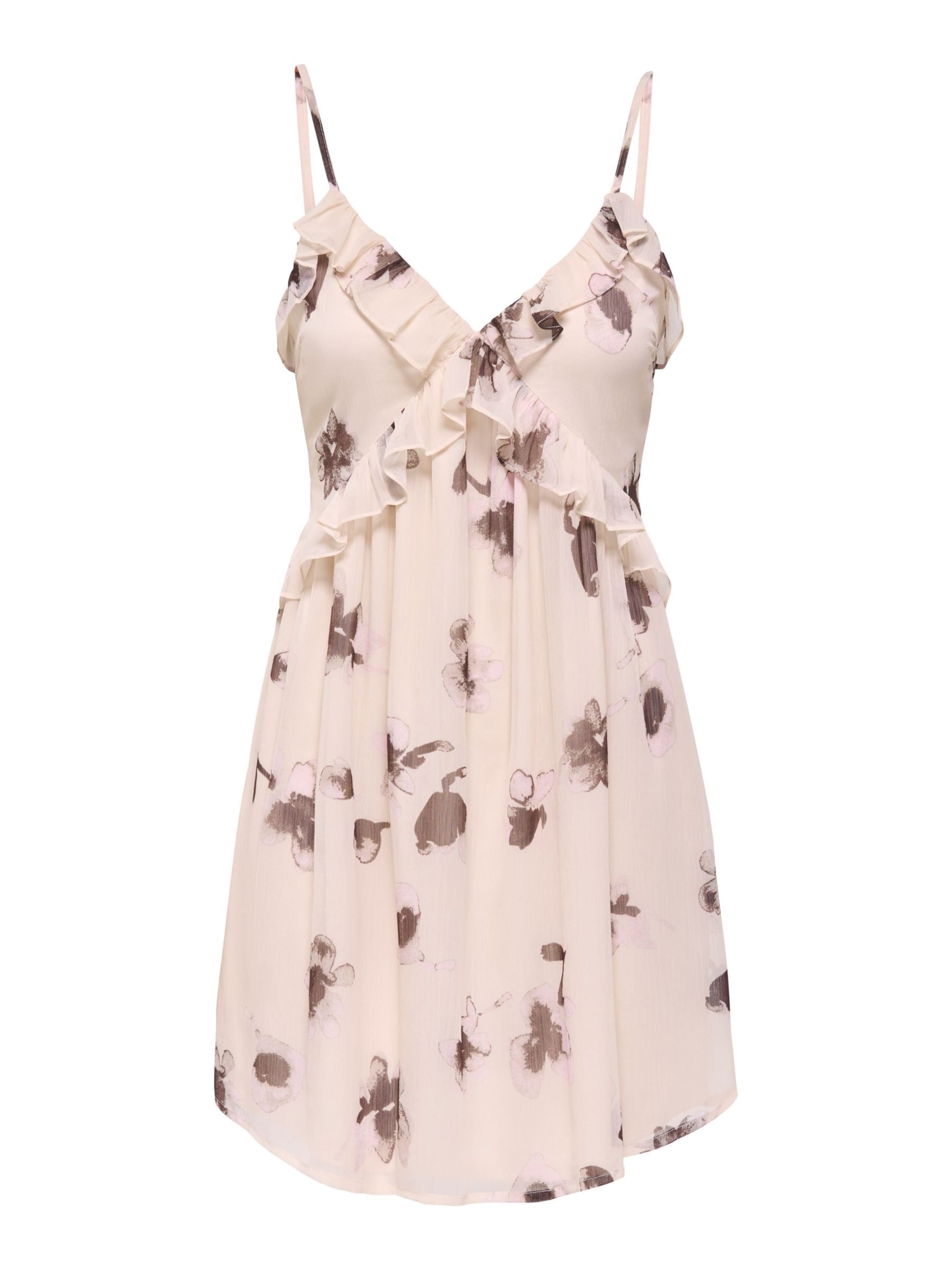 ONLY Robe 'ONLGRETCHEN' en marron / poudre, Vue avec produit