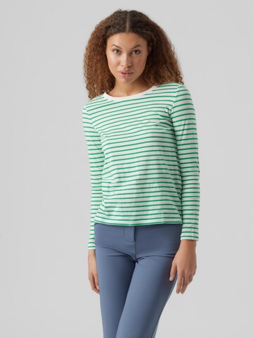 VERO MODA Shirt 'LEXIE APRIL' in Grün: predná strana